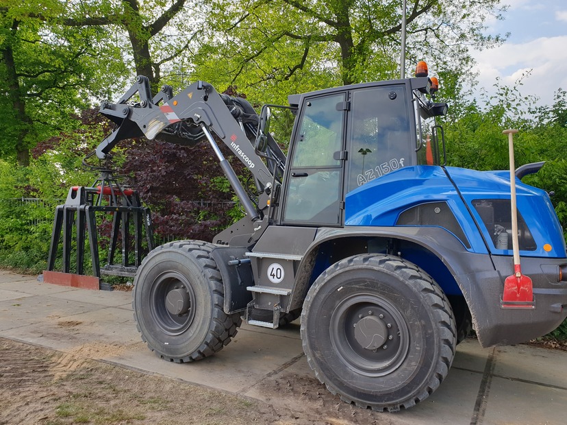 JKB | Hydraulische stenenklem t.b.v. montage aan shovel / wiellader